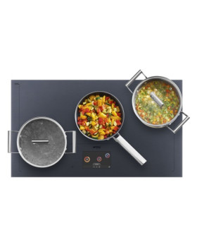 Pliidiplaat smeg linea, 6 x induktsioon, 90 cm, lõigatud, neptuun hall-foto4