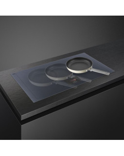 Pliidiplaat smeg linea, 6 x induktsioon, 90 cm, lõigatud, neptuun hall-foto6