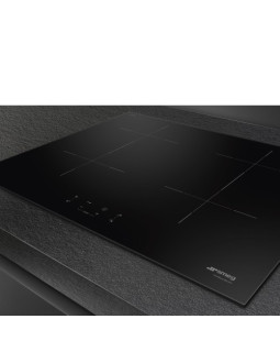 Pliidiplaat smeg, 4 x induktsioon, 60 cm, lõigatud, must-foto4