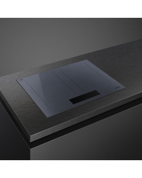 Pliidiplaat smeg linea, 4 x induktsioon, flexi-tsoon, 60 cm, lõigatud, neptuun hall-foto2