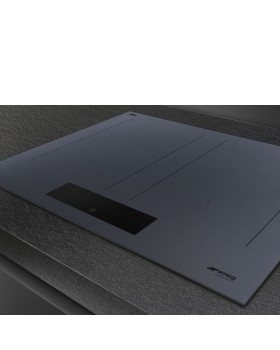 Pliidiplaat smeg linea, 4 x induktsioon, flexi-tsoon, 60 cm, lõigatud, neptuun hall-foto3