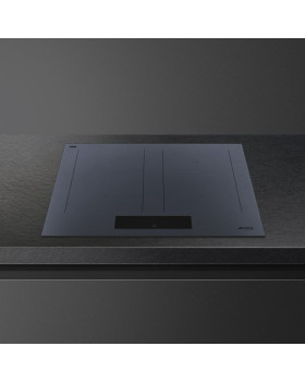 Pliidiplaat smeg linea, 4 x induktsioon, flexi-tsoon, 60 cm, lõigatud, neptuun hall-foto4