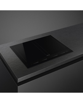 Pliidiplaat smeg, 4 x induktsioon, 60 cm, must, lõigatud servaga-foto2