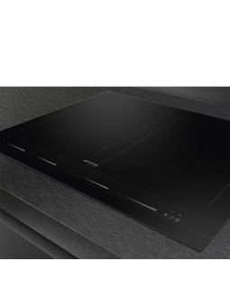 Pliidiplaat smeg, 4 x induktsioon, 60 cm, must, lõigatud servaga-foto3