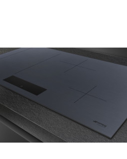 Pliidiplaat smeg linea, 4 x induktsioon, flexi-tsoon, 80 cm, lõigatud, neptuun hall-foto3