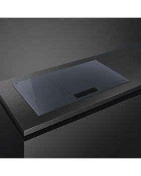 Pliidiplaat smeg linea, 6 x induktsioon, flexi-tsoon, 90 cm, lõigatud, neptuun hall-foto2