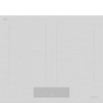 Pliidiplaat smeg classic, 4 x induktsioon, flexi-tsoon, 60 cm, lõigatud, matt valge