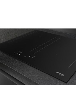 Pliidiplaat smeg, 4 x induktsioon, multitsoon, 60 cm, must, lõigatud servaga-foto3
