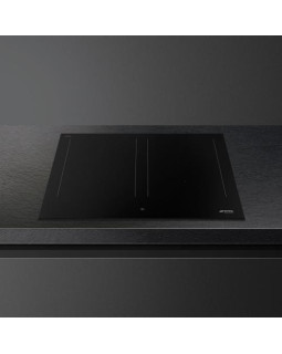 Pliidiplaat smeg, 4 x induktsioon, multitsoon, 60 cm, must, lõigatud servaga-foto4