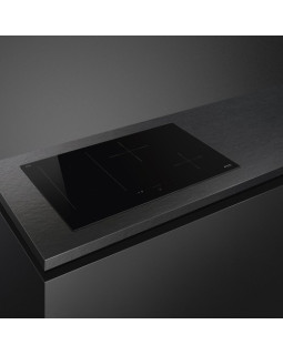 Pliidiplaat smeg linea, 4 x induktsioon, flexi-tsoon, 80 cm, lõigatud, must-foto2