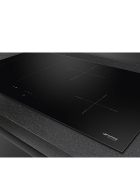 Pliidiplaat smeg linea, 4 x induktsioon, flexi-tsoon, 80 cm, lõigatud, must-foto3