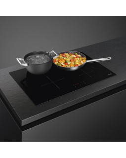 Pliidiplaat smeg linea, 4 x induktsioon, flexi-tsoon, 80 cm, lõigatud, must-foto4