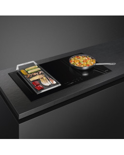 Pliidiplaat smeg, 6 x induktsioon, multitsoon, 90 cm, must, lõigatud servaga-foto4