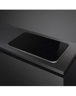 Pliidiplaat smeg isola, 4 x induktsioon, flexi-tsoon, 80 cm, autovent, faasitud, rv-teras/must-foto4