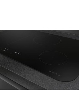 Pliidiplaat smeg isola, 4 x induktsioon, flexi-tsoon, 80 cm, autovent, lõigatud, must-foto4