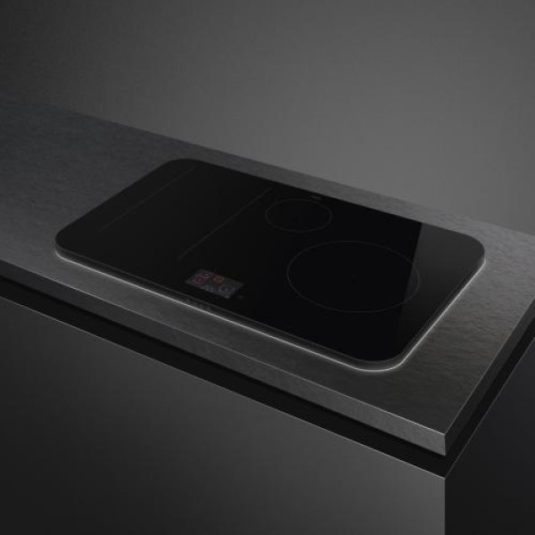 Pliidiplaat smeg isola, 4 x induktsioon, flexi-tsoon, 80 cm, autovent, faasitud, must