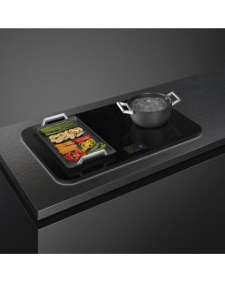 Pliidiplaat smeg isola, 4 x induktsioon, flexi-tsoon, 80 cm, autovent, faasitud, must-foto5