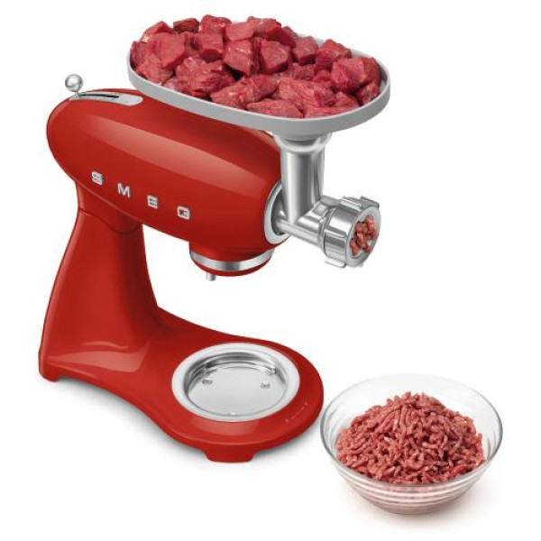 Köögikombain smeg, 50`ndate stiil, 1000 w, punane Köögikombain smeg, 50`ndate stiil, 1000 w, punane