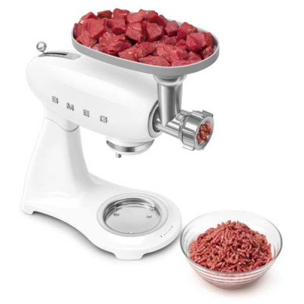 Köögikombain smeg, 50`ndate stiil, 1000 w, valge