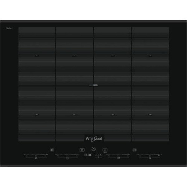 Pliidiplaat whirlpool, 8 x induktsioon, flexi tsoon, 65 cm, must Kodumasinad