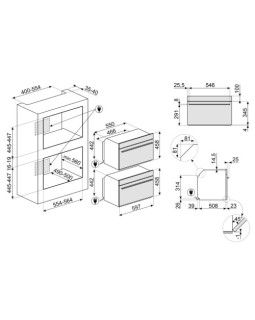 Kompakt auru-kombiahi smeg linea, aurupuhastus, a++, 41 l, must-foto2