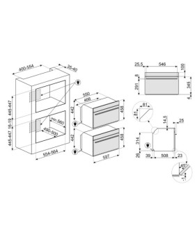 Kompakt auru-kombiahi smeg linea, aurupuhastus, a++, 41 l, neptuun hall-foto3