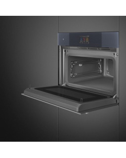 Ahi auru- ja mikrolainefunktsiooniga smeg linea, aurupuhastus, 40 l, neptuun hall-foto8