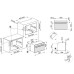 Kompakt auru-kombi-mikrolaineahi smeg linea, aurupuhastus, a++, 40 l, must