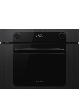 Kompakt mikro-kombiahi smeg musa, aurupuhastus, 40 l, must