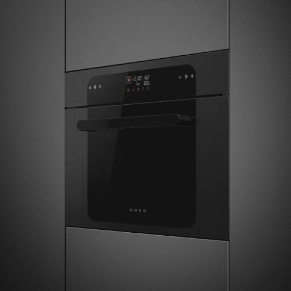 Kompakt mikro-kombiahi smeg musa, aurupuhastus, 40 l, must