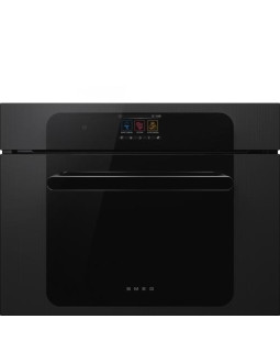 Kompakt mikro-kombiahi smeg musa, aurupuhastus, 40 l, must