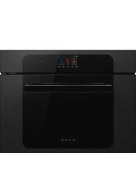 Kompakt mikro-kombiahi smeg musa, aurupuhastus, 40 l, must