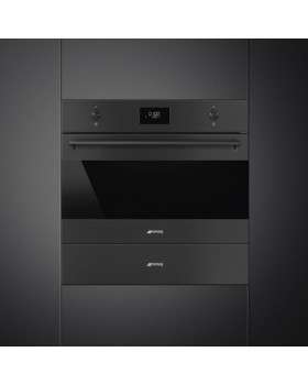 Kompakt mikro-kombiahi smeg classic, 40 l, matt must-foto2