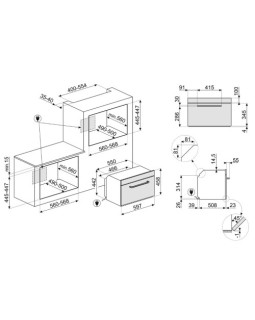 Kompakt mikro-kombiahi smeg victoria, aurupuhastus, 40 l, must-foto2