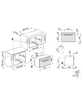 Kompakt mikro-kombiahi smeg victoria, aurupuhastus, 40 l, roostevaba teras-foto2