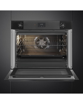 Ahi smeg linea, 75 cm, aurupuhastus, 77 l, must-foto2