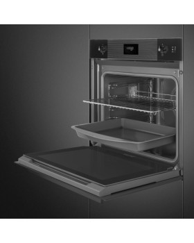 Auru-kombiahi smeg linea, a+, 68 l, aurupuhastus, must-foto3