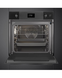 Auru-kombiahi smeg linea, a+, 68 l, aurupuhastus, must-foto4