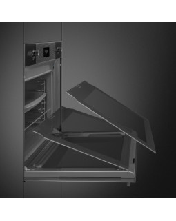 Auru-kombiahi smeg linea, a+, 68 l, aurupuhastus, must-foto6