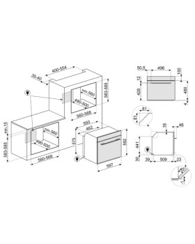 Auru-kombiahi smeg linea, a+, 68 l, aurupuhastus, must-foto7