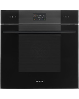 Mikro-kombiahi smeg linea, aurupuhastus, 68 l, must