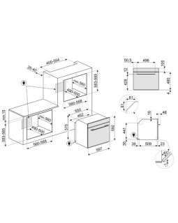 Ahi smeg linea, a+, 68 l, aurupuhastus, must-foto2