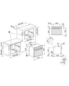 Ahi smeg linea, a+, 68 l, aurupuhastus, must-foto2