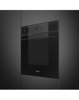 Ahi auru- ja mikrolainefunktsiooniga smeg linea, aurupuhastus, a++, 68 l, must-foto2