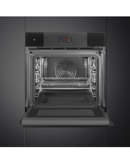 Ahi auru- ja mikrolainefunktsiooniga smeg linea, aurupuhastus, a++, 68 l, must-foto7