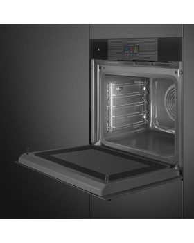 Ahi auru- ja mikrolainefunktsiooniga smeg linea, aurupuhastus, a++, 68 l, must-foto6