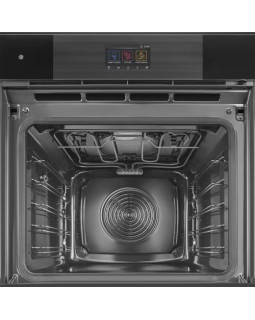 Ahi auru- ja mikrolainefunktsiooniga smeg linea, aurupuhastus, a++, 68 l, must-foto4