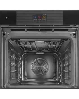 Ahi auru- ja mikrolainefunktsiooniga smeg linea, aurupuhastus, a++, 68 l, must-foto4