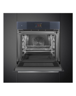 Ahi auru- ja mikrolainefunktsiooniga smeg linea, aurupuhastus, 68 l, neptuun hall-foto5