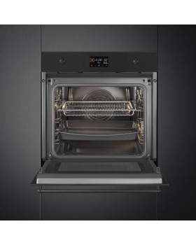 Mikro-kombiahi smeg classic, 68 l, aurupuhastus, matt must-foto3